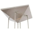 thumbnail image 5 of Woodbridge Lighting Pyramid 5-Light Glass Pendant in Satin Nickel/Amber, 5 of 5