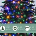 thumbnail image 5 of Resenkos 6ft Pre-Lit Aspen Fir Artificial Christmas Tree with 380 Multi-Color LEDs, Wreath & Garland, Green, 5 of 12