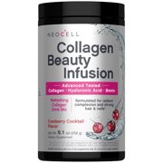NeoCell Collagen Beauty Infusion Powder with Biotin | Cranberry Flavor Drink Mix | 11.6 oz