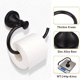 thumbnail image 3 of Bearachild Soporte de almacenamiento de papel higiénico montado en la pared, servilleta, toalla, rollo de pañuelos, estante de acero inoxidable, Accesorios de baño Negro Bearachild HA067754-01, 3 of 6