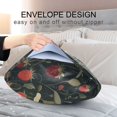 thumbnail image 4 of Yayeee Pillowcase Standard Size Set of 2 Satin Wrinkle Resistant Pillow Case, Happy Ghost, 4 of 7