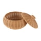 thumbnail image 1 of Canasta de almacenamiento de ratán Teclas de recipiente tejido Tazón Multipropósito de la bandeja tejida de la mano para la bandeja de escritorio para redondo, 1 of 8