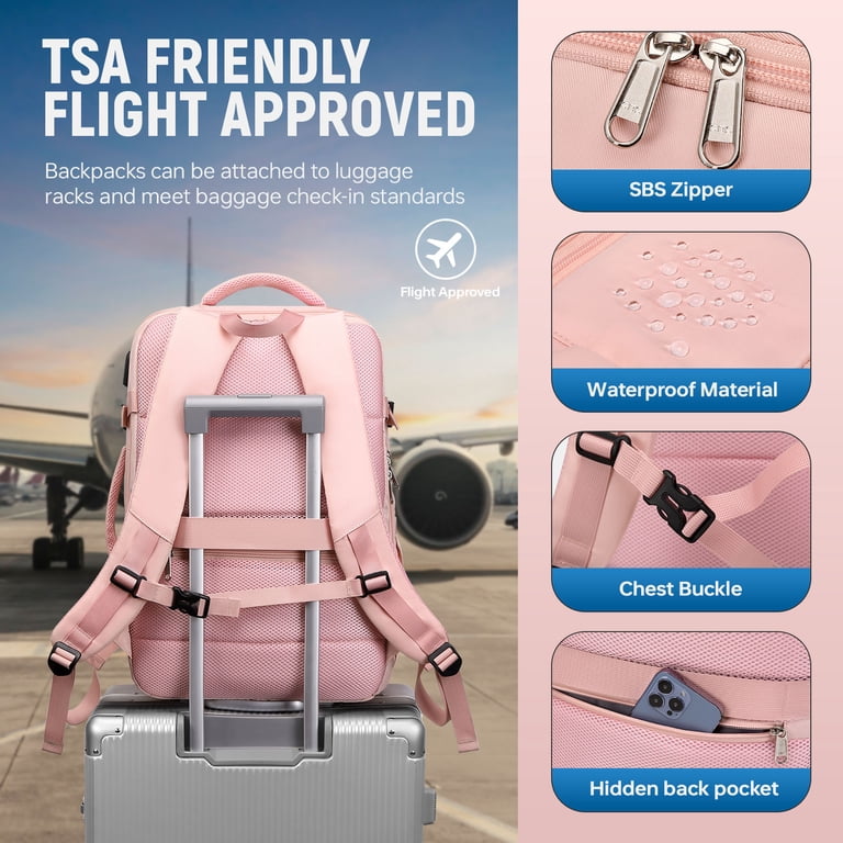 backpack for plane travel check in Flight Attendants Love This Carry-on The large capacity The four best personal-item backpacks