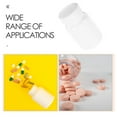 thumbnail image 4 of Shisuyan 5pcs Empty Plastic Medicine Pill Bottle Container Solid Powder Medicine Chemical Bottles Empty Pill Bottle Plastic Medicine Bottle for Portable Storage and Dispensing 80cc, 4 of 8