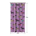 thumbnail image 5 of Colorful Funny Dachshund Shower Curtain 36"x72" ,Bathroom Decorative Shower Curtains Set with 12 Hooks,Modern Waterproof Washable Shower Curtain, 5 of 6