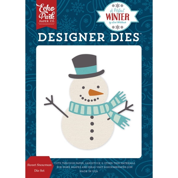 A Perfect Winter: Sweet Snowman Medium Die Set