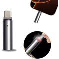 thumbnail image 3 of USB-C Electric Lighter.Windproof Waterproof.Phone or Power Bank Powered, mini, Lightweight, Blow Activation, Automatically Turns Off After 10 Seconds(Grey), 3 of 7