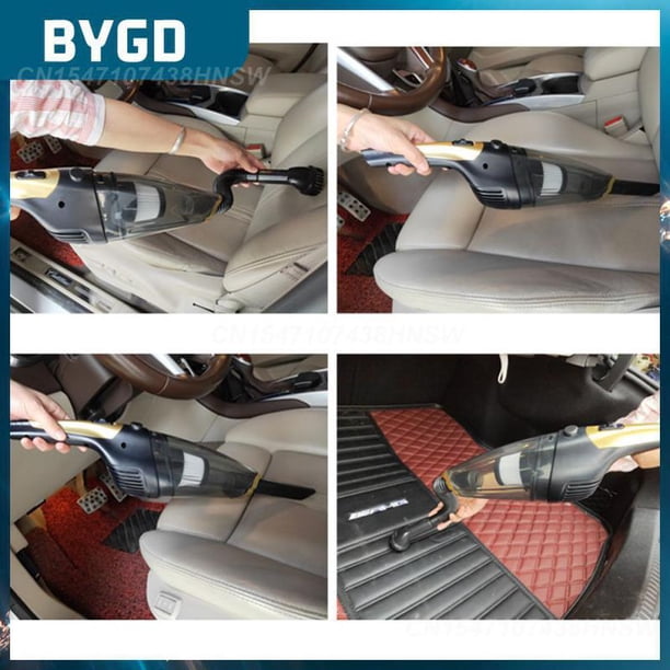6000pa Handheld Vacuum Cleaner Practical Dual-use Suction Multifunctional Strong Suction Car Vacuum Cleaner Car SuppliesYellowChina He Qiyong unisex