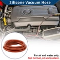 thumbnail image 2 of Unique Bargains 10Ft 3/8" 10mm ID 3mm Thickness Silicone Vacuum Hose for Air and Water Red, 2 of 8