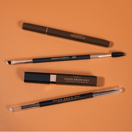 Profusion Cosmetics Good Brow Day Waterproof Tinted Brow Gel for Flawless Eyebrows, Dark Brown