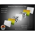 thumbnail image 3 of 2 Pack Single Sided Customized Horizontal 911 Emergency Mailbox Address Numbers Signs Outdoor, Home/House/Apartment Super Reflective Numbers/Letters Pre Drilled Aluminum Sign ( 6x18 inches, Grey), 3 of 6