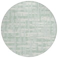 thumbnail image 2 of Addison Rugs Chantille Indoor/Outdoor Transitional Stripes Mint Machine Washable Round Rug, 8' x 8', 2 of 7