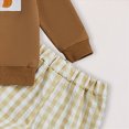 thumbnail image 5 of Futezty Baby Boy Fall Clothes Toddler Halloween Outfit Long Sleeve Pumpkin Embroidery Sweatshirt Plaid Pants Winter Set 6M-4T, 5 of 5