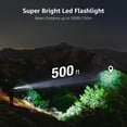 thumbnail image 4 of Lepro LED Flashlights with Clip , LE2050 High Lumen, 5 Lighting Modes, Zoomable Waterproof  Lightweight Flashlights for Emergencies,Camping, Powered by AAA Battery, 4 of 14