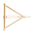 thumbnail image 1 of Clip de Pelo Horquilla Triangular Metal Soporte de para Mujer Oro Zulema Pinza de horquilla para mujer, 1 of 8