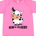 thumbnail image 4 of Inktastic New to the Herd Cute Cow Boys or Girls Baby Bodysuit, 4 of 5