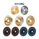 thumbnail image 5 of Juego de discos de tallado de madera Strade Fareast Limited 1 llave abrasiva 4 muelas abrasivas 4 discos abrasivos para madera 1 disco abrasivo de metal, 5 of 8
