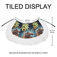 thumbnail image 5 of Coconut Tree Stylish Chiffon Summer Beach Dresses for Women, 5 of 6