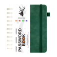 thumbnail image 2 of WHEANG Password Book – Internet Address & Password Organizer With Laminated Alphabetical Tabs – Password Journal – Hardcover Medium Size 6.1x4.8”, 2 of 9