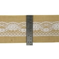 thumbnail image 4 of IBA Indianbeautifulart Burlap Ribbon For Diy&nbsp;Wedding Home Decoration Gift Wrap Crafting Lace Wired Jute Trim 10 Yards-4 Inches, 4 of 6