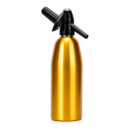 Portable Soda Maker and Sparkling Water Machine, Aluminum & PC, Home and Outdoor Use, Silver Compact Carbonation Device for DIY Fizzy Drinks