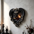 thumbnail image 3 of Vintage Gothic Shadow Box Frame, Black Gold Embossed Resin Deep Display Frame, DIY Specimen Dried Flower Craft Box for Wall Hanging Tabletop Halloween Home Decor, 3 of 6