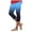 Z02-Blue, variant on GEWSEY Women's 80s Leggings Neon Artistic Splash Printed Buttery Soft Stretchy Pants (Navy, XXL)