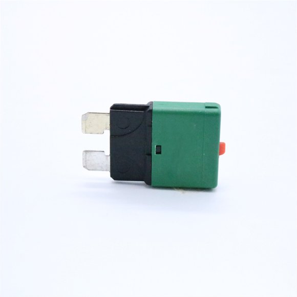 OULII Resettable Blade Fuse Green 30 Amp Tin Plated Brass Alloy Terminal for Circuit Breaker