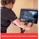 thumbnail image 3 of Soporte para Teléfono Compatible con Bike & Bike Plus de Peloton - Ajuste Seguro y Fácil Operación con una Sola Mano - Rotación de 360 Grados - Soporte para Bicicletas Estáticas - Compatible con Teléfonos iPhone y Android., 3 of 6