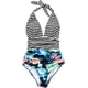 thumbnail image 2 of Traje de baño de una pieza para mujer con escote halter y control de barriga fruncido Xemadio WMZL-954-24, 2 of 7