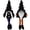 Style-3, variant on Ayieyill Halloween Gnomes Plush Decor, 2 Pack Handmade Tomte Swedish Gnome Decorations Ornaments, Halloween Table Decorations Gifts (Black) 6''W x 18''H