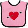 thumbnail image 3 of Inktastic Valentines Day Heart Arrow Boys or Girls Baby Bib, 3 of 4