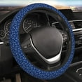 thumbnail image 4 of Kdxio Nautical Anchors Print Elastic Stretch Steering Wheel Cover,Auto Steering Wheel Cover,15 Inch Anti-Slip,Warm in Winter and Cool in Summer,Fit Suvs,Vans Cars,Trucks, 4 of 7