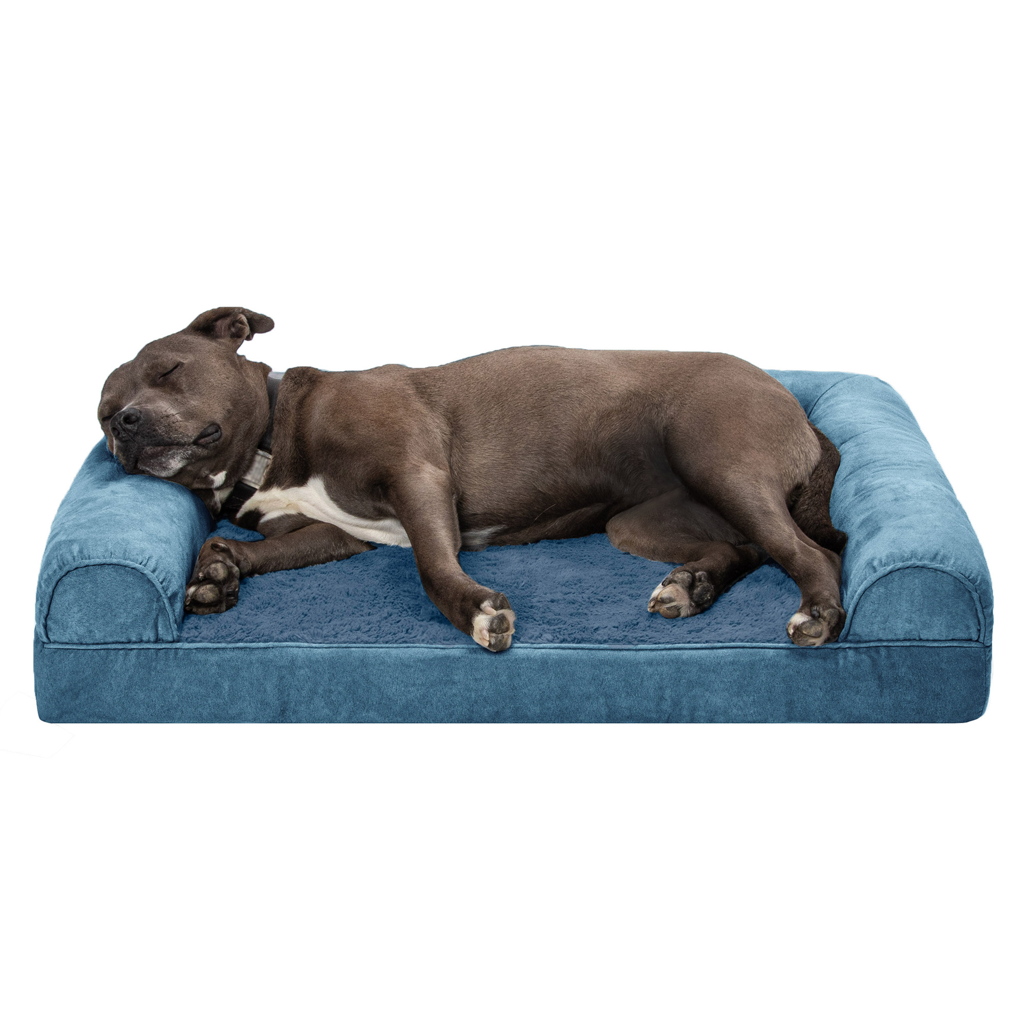 Furhaven Orthopedic Sofa Pet Bed for Dogs & Cats, Large photo 1
