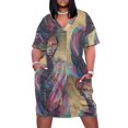 thumbnail image 1 of Vestido holgado con bolsillos Revelación del Orgullo Vestidos de mujer Ropa de verano Mono de verano para mujer, 1 of 7