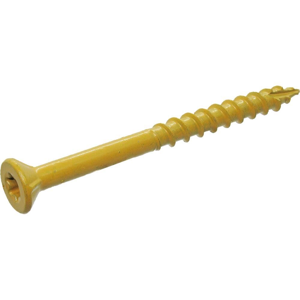 Grip-Rite PrimeGuard Plus No. 9 S X 2.5 in. L Star Bugle Head Deck Screws 25 lb 360 pk - Case of: 1 — Construction & DIY Use, Standard Hardware Spec