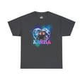 thumbnail image 2 of Cute Funny Cat Lover Heart Shape Karma T-Shirt Unisex Heavy Cotton Tee, 2 of 5