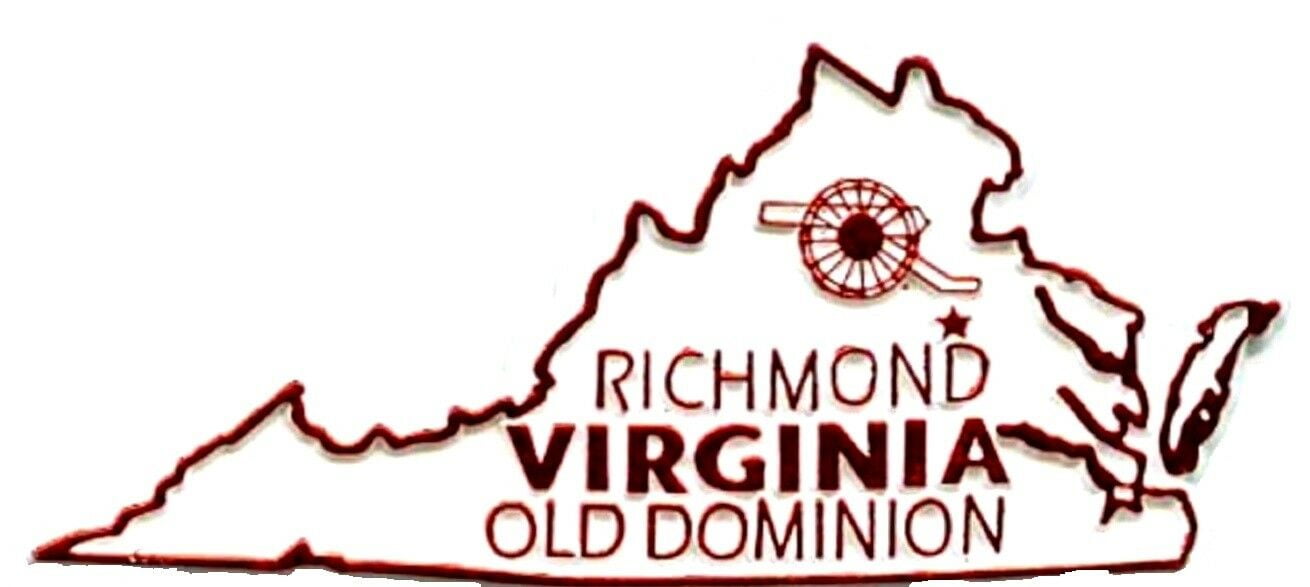 Virginia The Old Dominion State Fridge Magnet 