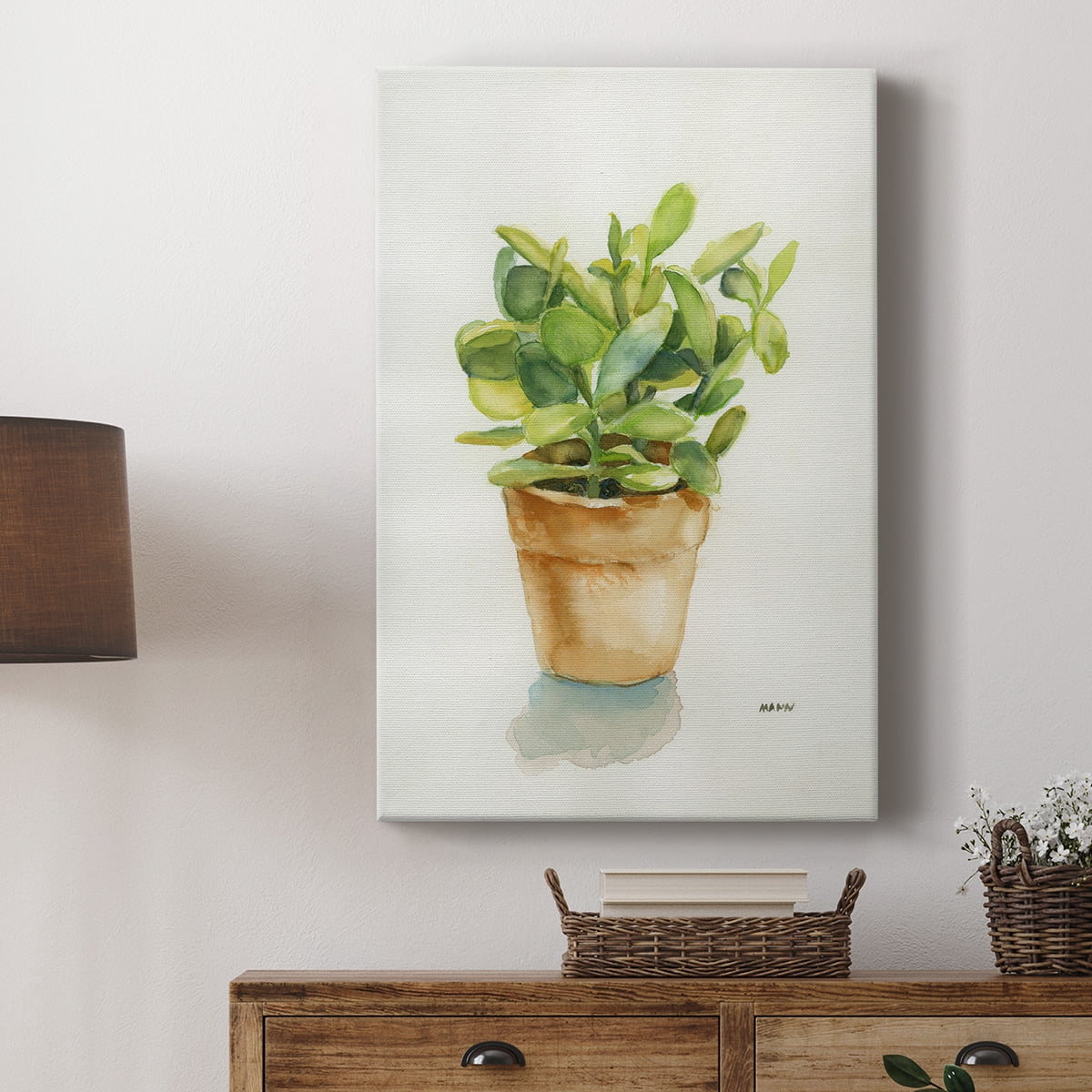 Succulent I Premium Gallery Wrapped Canvas - Ready to Hang