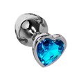 thumbnail image 2 of Dengjunhu Love Heart Rhinestone Stainless Steel Anal Plug Prostate Massage Adults Sex Toy, 2 of 7