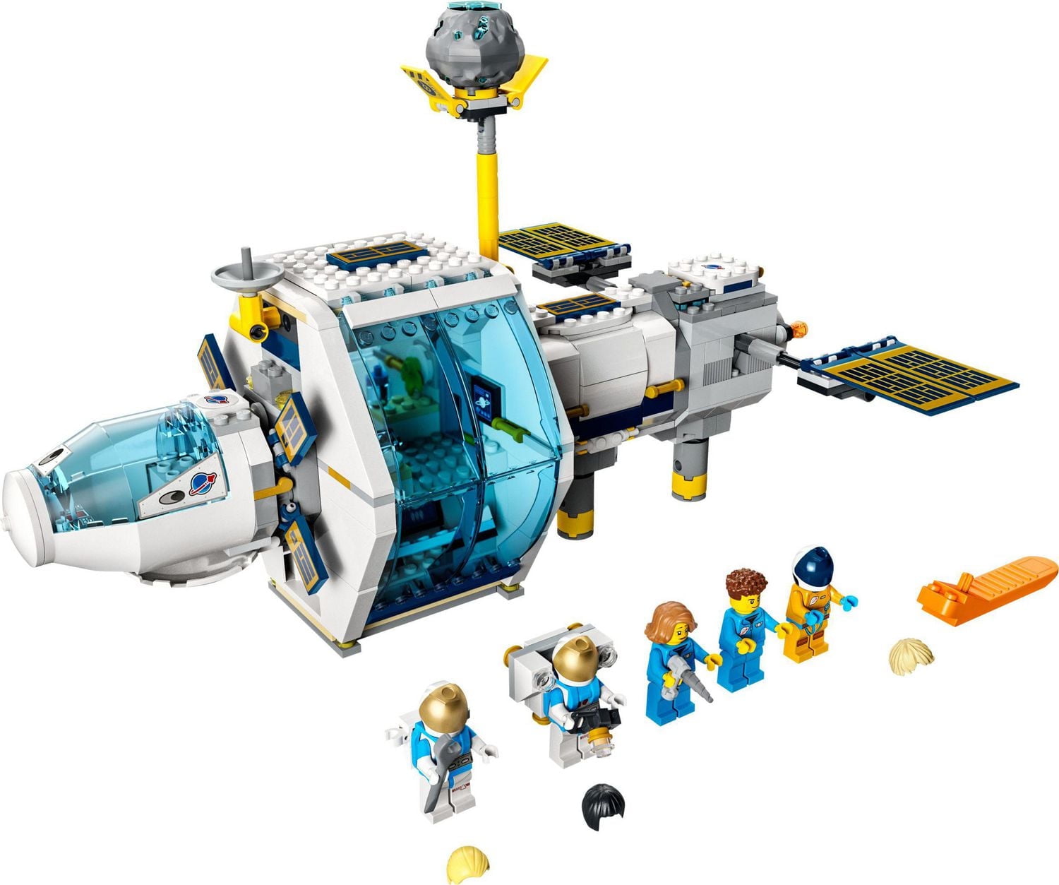 LEGO City La station spatiale lunaire 60349 Ensemble de construction (500 pièces)