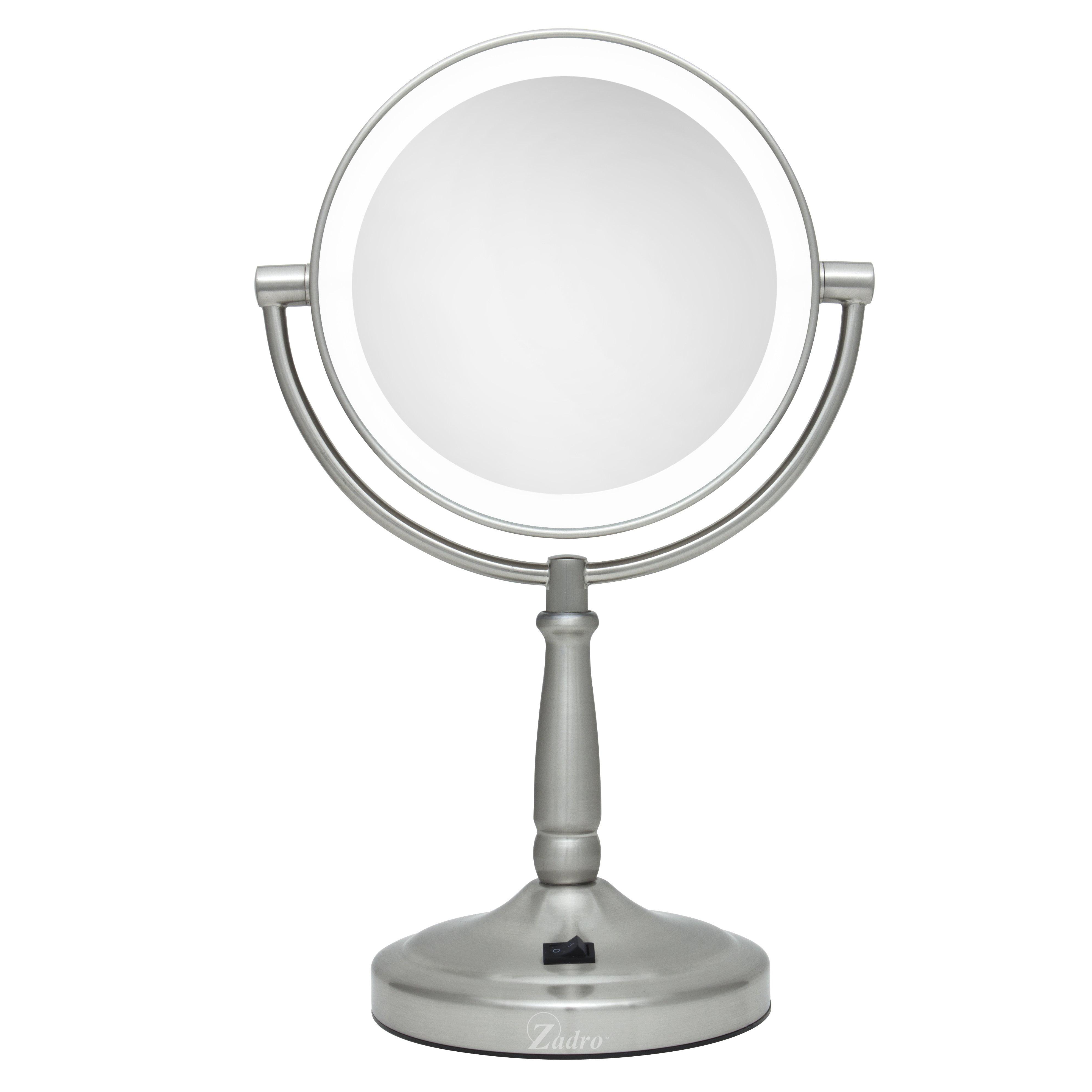 Conair Be47br Double Sided Oval Lighted, Conair Natural Daylight Double Sided Lighted Makeup Mirror
