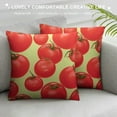 thumbnail image 3 of GOSMITH Pillowcase Tomatoes Throw Pillow Covers Soft Decorative Pillow Cases Cozy Pillow Cover Without Insert for Sofa Couch Chair Bedroom Modern Decor, 3 of 5