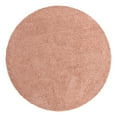 thumbnail image 2 of Unique Loom Everyday Shag Collection Area Rug - Solid (7' 10" Round Rose Pink), 2 of 5