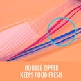 thumbnail image 3 of Bolsas de almacenamiento de alimentos, 24 horas al día, 7 días a la semana, con cierre deslizante en la parte superior, 3 of 7