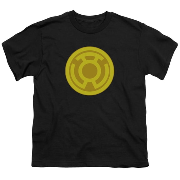 Green Lantern Yellow Symbol Big Boys Youth Shirt