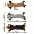 thumbnail image 3 of Big sale! Pet Sound Bite-Resistant Unfilled Plush Animal Skin Toy Corduroy Farm Pig Cow Dog Shape 19.7IN, 3 of 5