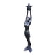 thumbnail image 2 of Tirador de puerta de sirena Macarena para cajón y armario decorativo con tornillos, 2 of 7