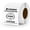 White, variant on Brown Direct Thermal Labels Vinyl 2 × 2 Inch Self-Adhesive Square Stickers Roll Waterproof Printer Decals Name Tag for QR Code DIY Office Address 500 PCS