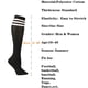 thumbnail image 3 of Calcetines de compresión Unisex, medias de fútbol antideslizantes de tubo largo hasta la rodilla, calcetines de fútbol a rayas, calcetines deportivos para correr, 3 of 4